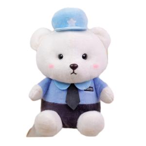 Милый и очаровательный плюшевый мишка-полицейский, высота 23см/35см/50см/60см Dolls and bears dance