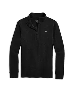 Детская толстовка Calmwater на молнии до середины груди - для малышей и взрослых. Vineyard Vines, черный