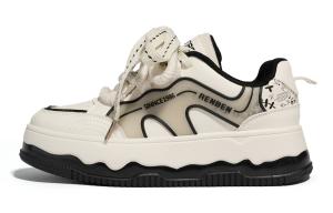 Humanism 1986 Женские лоу-топ скейтборд кроссовки черные бежевые, цвет Black Beige