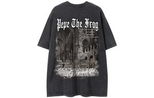 Футболка с коротким рукавом Unisex Pepe The Frog, оранжево-красная