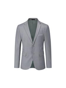 Youthup Строгий пиджак в облегающем крое, светло-серый