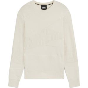 Джемпер мужской нейтрального цвета HUGO BOSS, нейтральный