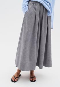 Юбка InWear Maxi skirt, Black Melange/Grey