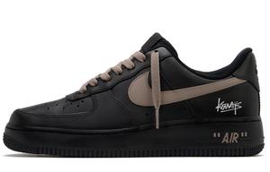 Nike Air Force 1 Cookie Low top скейтборд обувь женские черный коричневый