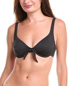 Винс Камуто Топ-бюстгальтер с завязками спереди Vince Camuto, черный