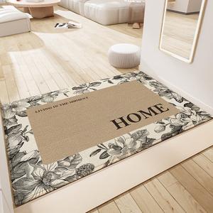 Dajiang Ковер 80х120 см для прихожей, винтажный, средней толщины