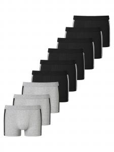 SCHIESSER Боксеры '95/5 Stretch - Organic Cotton' в цвете Mottled Grey