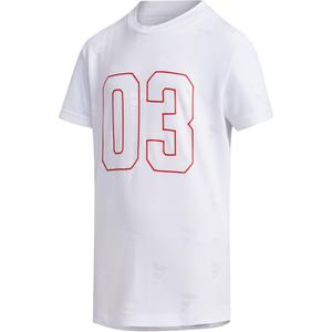Футболка школьная Adidas, белая
