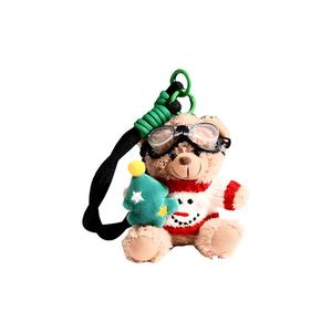 Милый медвежонок брелок цепочка кукла плюш подвеска высота 11см GUAIGUAIXIONG