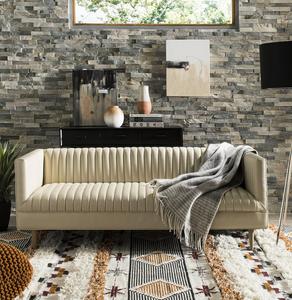 Ковер SAFAVIEH, 122 x 183 см, Kenya Collection, Ivory & Black-Orange, ручной вязки, марокканский племенной стиль с кистями, шерсть, идеально для помещений с высокой проходимостью: прихожая, гостиная, спальня (KNY904A)