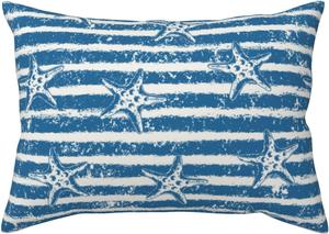 Pevtufa Наволочка Ocean On Striped Print с застежкой конверт Ocean on Striped