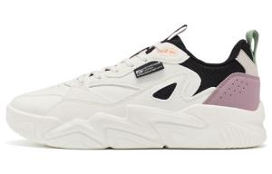 Кроссовки для скейтбординга Undercurrent 1.5 женские с низким верхом, белые/черные/фиолетовые Xtep