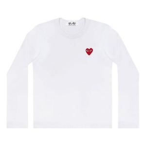 Футболка emblem long-sleeve t-shirt 'white' Comme Des Garcons Play, белый