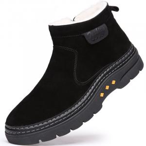 Мужские короткие зимние сапоги Aquarius, коричневые, шерстяные