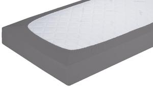 Простыня на натяжке  Zollner, антрацитовый