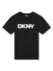 Футболка с логотипом Dkny Kids, черный