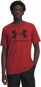 Мужская спортивная футболка с коротким рукавом с логотипом Under Armour, (840) Earthen Orange/Black