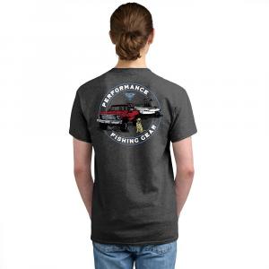 Мужская футболка с короткими рукавами и рисунком Columbia PFG, цвет Charcoal Truck