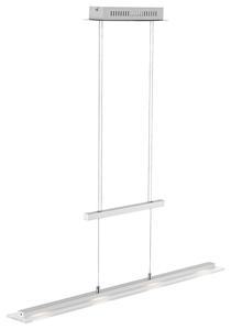 Светодиодная подвесная лампа Fischer & Honsel, 88x9x80-150 см, никельной