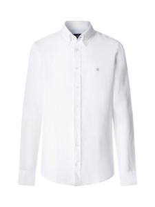 Hackett London Рубашка на пуговицах 'ESS' белого цвета Regular fit