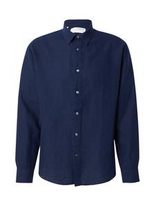 Рубашка на пуговицах классического кроя SELECTED SLHLEROY, сапфировый