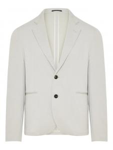 Однобортный блейзер Emporio Armani, нейтральный