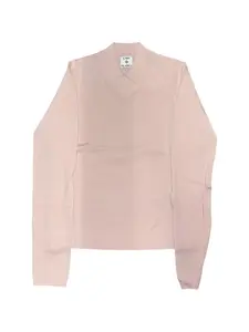 Джемпер с длинными рукавами и V-образным вырезом Casablanca, розовый