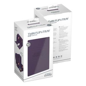 Коробка для хранения настольных игр Ultimate Guard – Twin Flip N Tray 200+ Xenoskin – Monocolor Purple