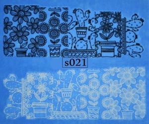 Водные наклейки для ногтей - № S021, Raisin