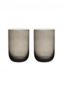 Стаканы для лонгдринков Like by Villeroy & Boch, 385 мл, 2 штуки, серый