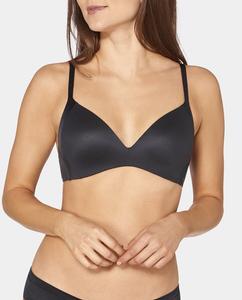 Черный бюстгальтер с треугольными чашечками и поролоном без косточек Bmu Soft Touch Triumph, черный