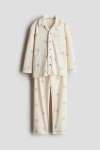 Пижама из хлопка с принтом H&M, мультиколор