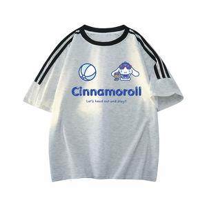 Футболка Unisex CINNAMOROLL Yugui Dog Sanrio, белый