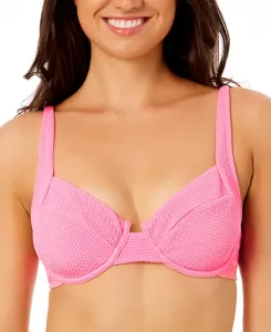 Детский бикини-бралетт с волнистым краем и круглым вырезом Salt + Cove, розовый