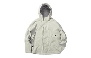 JACK WOLFSKIN Куртка ветровка мужская непромокаемая непродуваемая дышащая с водоотталкивающей пропиткой, 6260/Dusty Gray