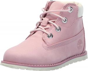 Детские ботинки Timberland Pokey Pine Mid Boot с боковой застежкой-молнией, Pink Nectar