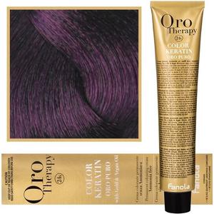 Краска для волос, 100 мл Fanola, Oro Therapy, Color Keratin Oro Puro, 5.2