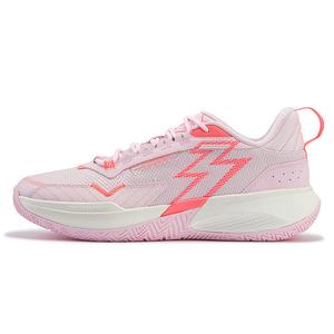 Кроссовки баскетбольные Big3 Team противоударные нескользящие износостойкие дышащие мужские бело-розовые 361°