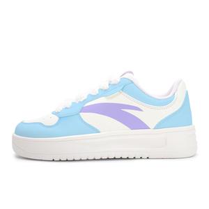 ANTA Облачные ягоды light sky нескользящие устойчивые к истиранию низкие кроссовки для скейтборда women's синий белый фиолетовый