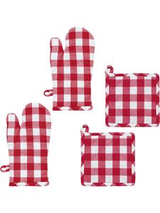 Redbest  Кухонный набор Cotton, 4 предмета, Nashville, красный