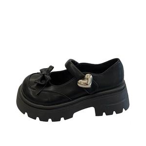 SHUMO Мэри Джейн туфли на каблуке 5 см женские черные, цвет Black