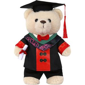 Плюшевый мишка Basic Graduation Bear для выпускного сезона, высота 26 см Shu family
