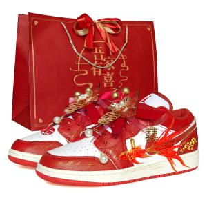 Jordan Кроссовки Air 1 баскетбольные женские red