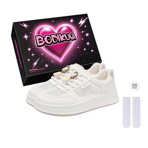 Boldi Kuki Дышащие женские скейтерские кеды низкие Taro Purple (эксклюзивная коробка + носки в комплекте), цвет Taro Purple (Exclusive Box+Includes Socks)