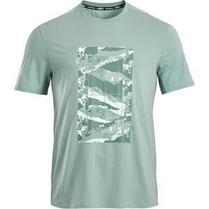 Футболка мужская зеленый нефрит DECATHLON, голубой нефрит