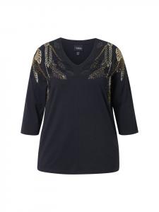 Рубашка черного цвета Ulla Popken