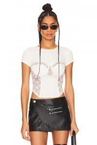 Кружевной топ Lovers And Friends, белый