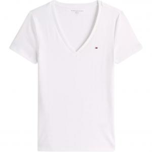Tommy Hilfiger Футболка SS24 с втачными рукавами женская white