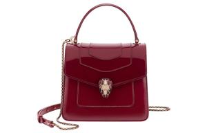 BVLGARI Сумка Serpenti Forever из телячьей кожи с головой змеи