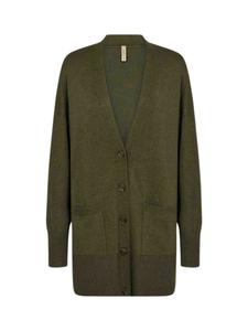 Soyaconcept Кардиган SC-DOLLIE 739, цвет 97750 оливково-меланжевый